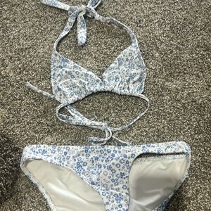 Hollister two piece halter neck bikini